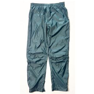 •MOUNTAIN‎ HARDWEAR• Nylon Water-Resistant Rain Pants/ Shell in Green Size Large